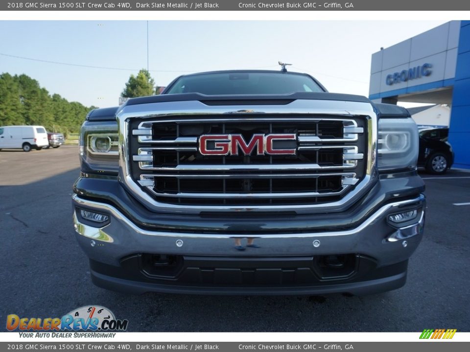 2018 GMC Sierra 1500 SLT Crew Cab 4WD Dark Slate Metallic / Jet Black Photo #2