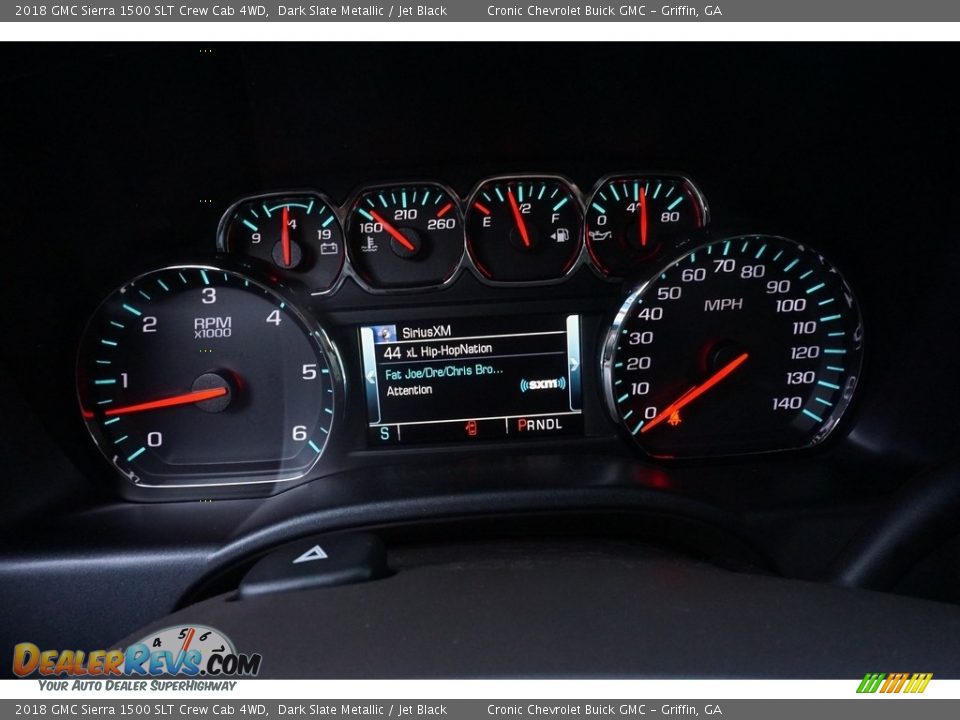 2018 GMC Sierra 1500 SLT Crew Cab 4WD Gauges Photo #6