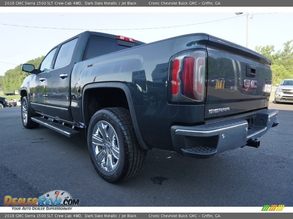 2018 GMC Sierra 1500 SLT Crew Cab 4WD Dark Slate Metallic / Jet Black Photo #14