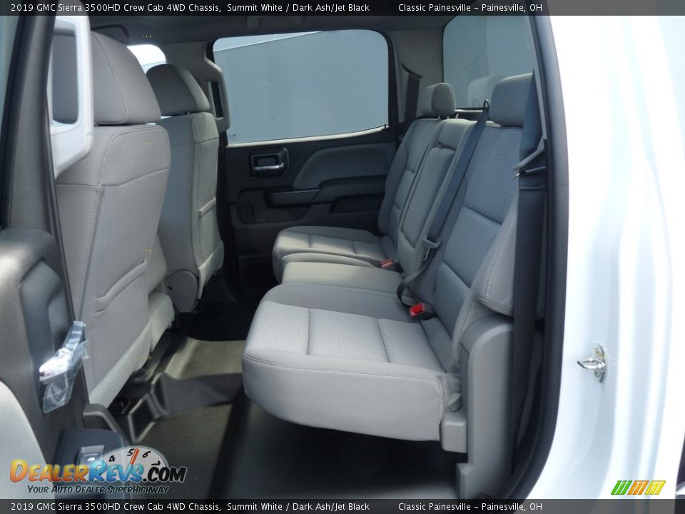 2019 GMC Sierra 3500HD Crew Cab 4WD Chassis Summit White / Dark Ash/Jet Black Photo #8