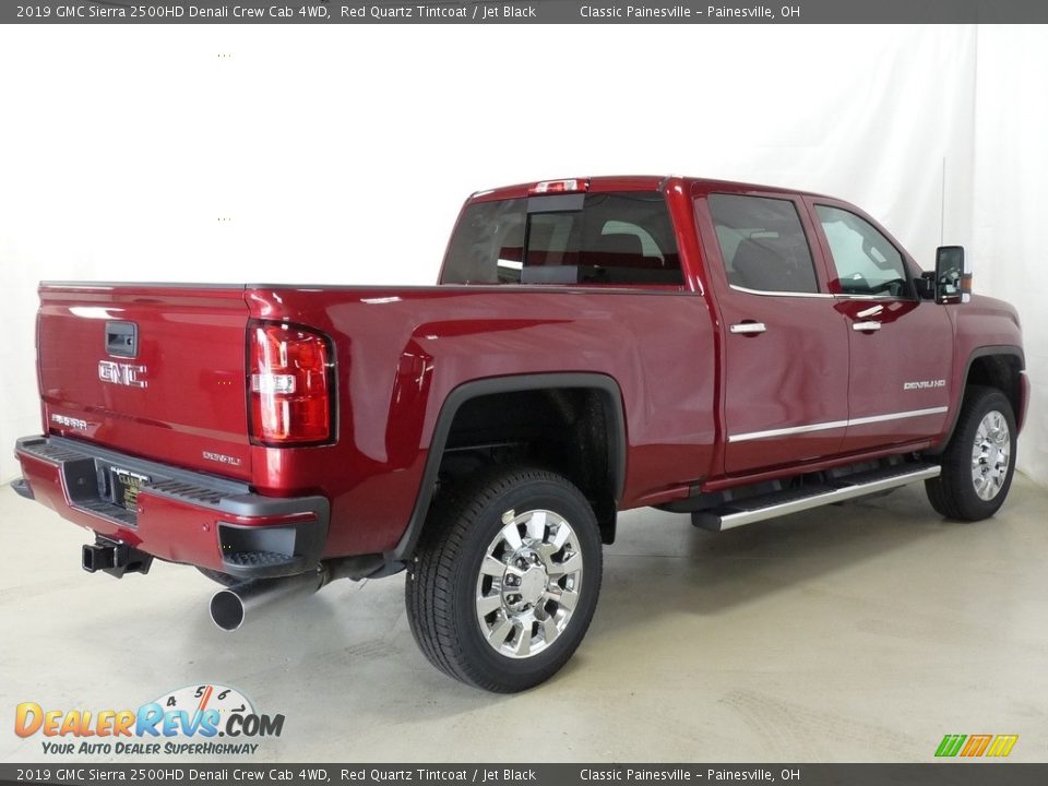 2019 GMC Sierra 2500HD Denali Crew Cab 4WD Red Quartz Tintcoat / Jet Black Photo #2