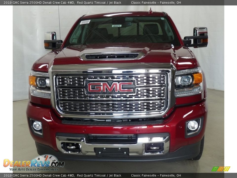 2019 GMC Sierra 2500HD Denali Crew Cab 4WD Red Quartz Tintcoat / Jet Black Photo #4