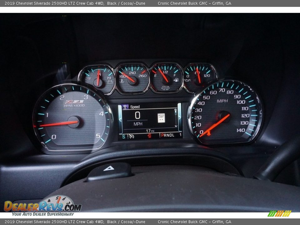 2019 Chevrolet Silverado 2500HD LTZ Crew Cab 4WD Gauges Photo #6