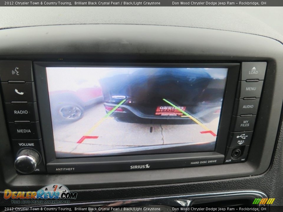 2012 Chrysler Town & Country Touring Brilliant Black Crystal Pearl / Black/Light Graystone Photo #3