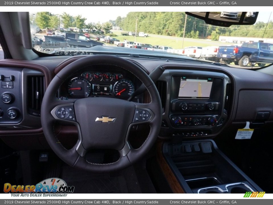 2019 Chevrolet Silverado 2500HD High Country Crew Cab 4WD Black / High Country Saddle Photo #5