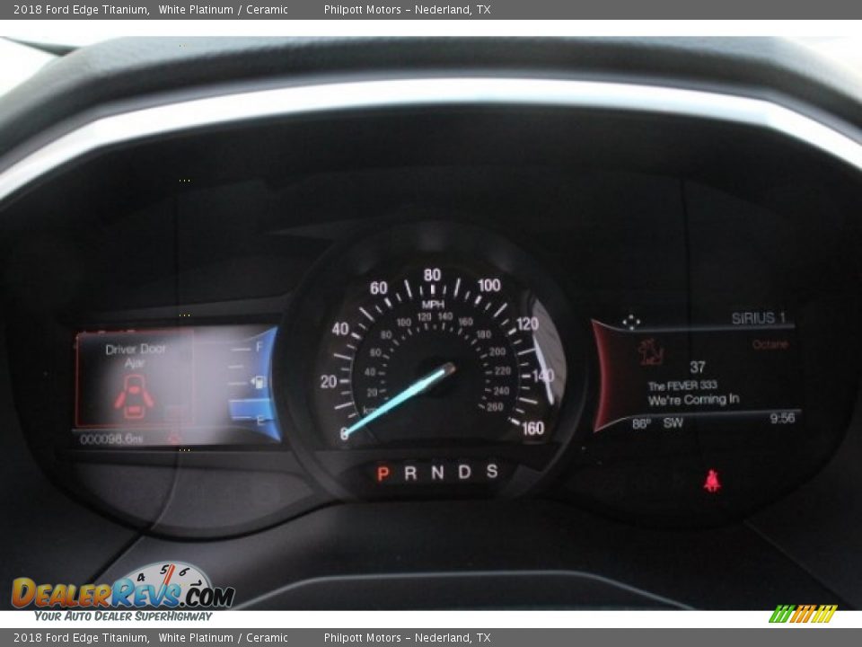 2018 Ford Edge Titanium White Platinum / Ceramic Photo #23