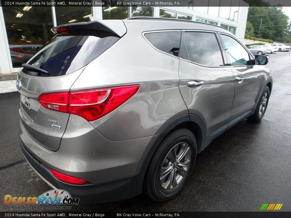 2014 Hyundai Santa Fe Sport AWD Mineral Gray / Beige Photo #3