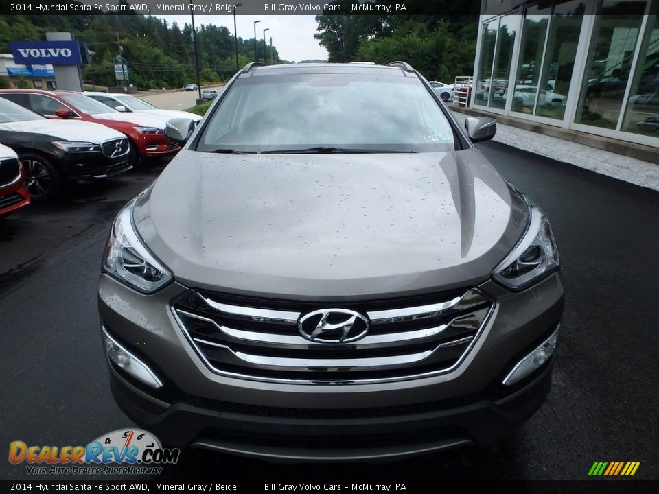 2014 Hyundai Santa Fe Sport AWD Mineral Gray / Beige Photo #9
