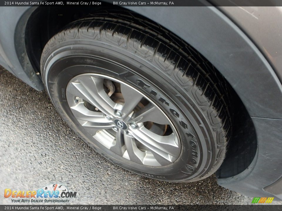 2014 Hyundai Santa Fe Sport AWD Mineral Gray / Beige Photo #10
