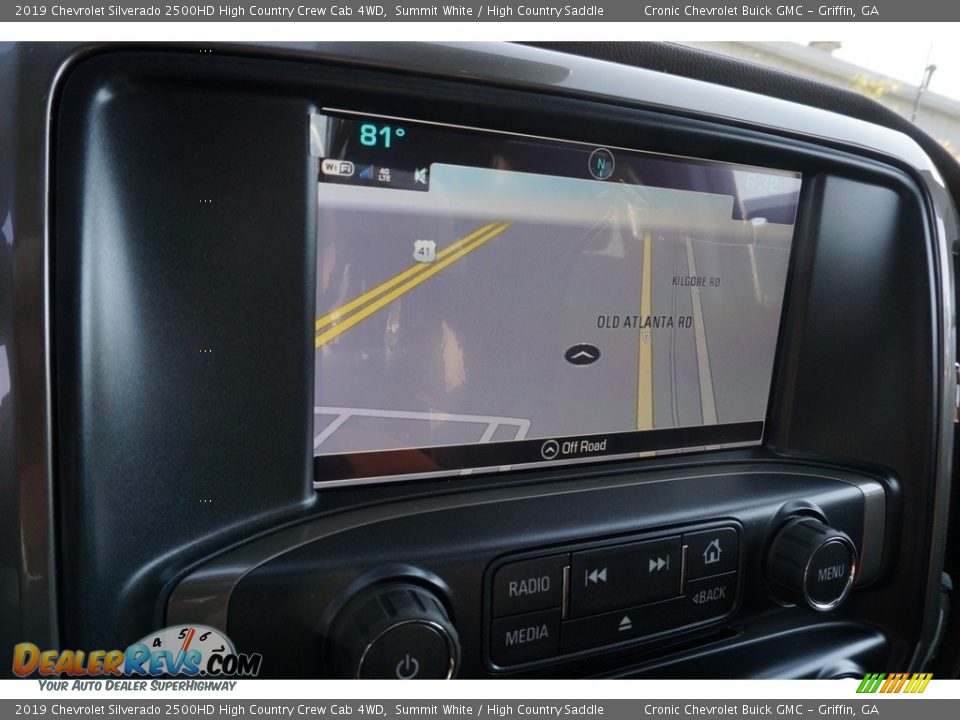 Navigation of 2019 Chevrolet Silverado 2500HD High Country Crew Cab 4WD Photo #8
