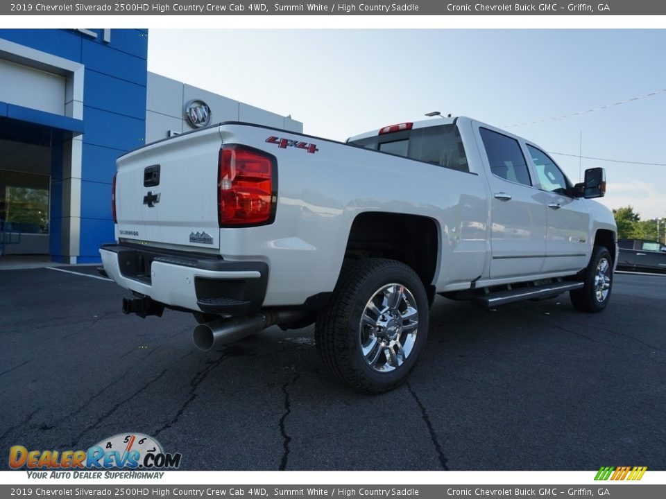 2019 Chevrolet Silverado 2500HD High Country Crew Cab 4WD Summit White / High Country Saddle Photo #13