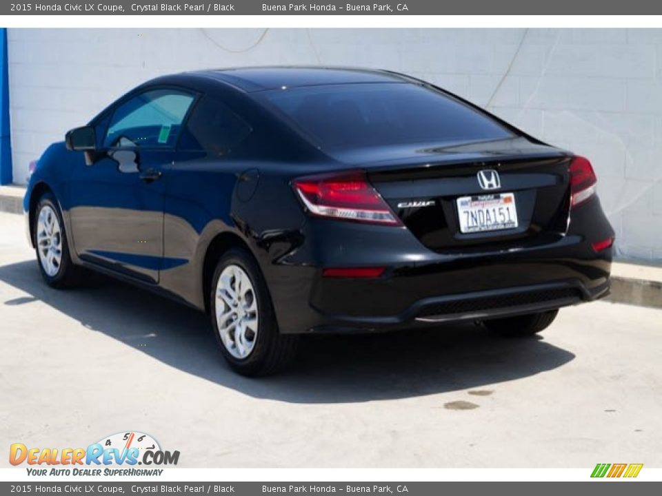 2015 Honda Civic LX Coupe Crystal Black Pearl / Black Photo #2