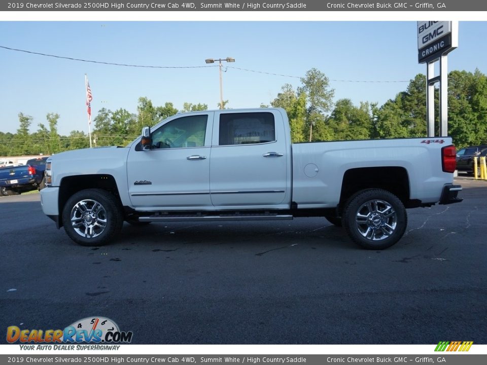 2019 Chevrolet Silverado 2500HD High Country Crew Cab 4WD Summit White / High Country Saddle Photo #17