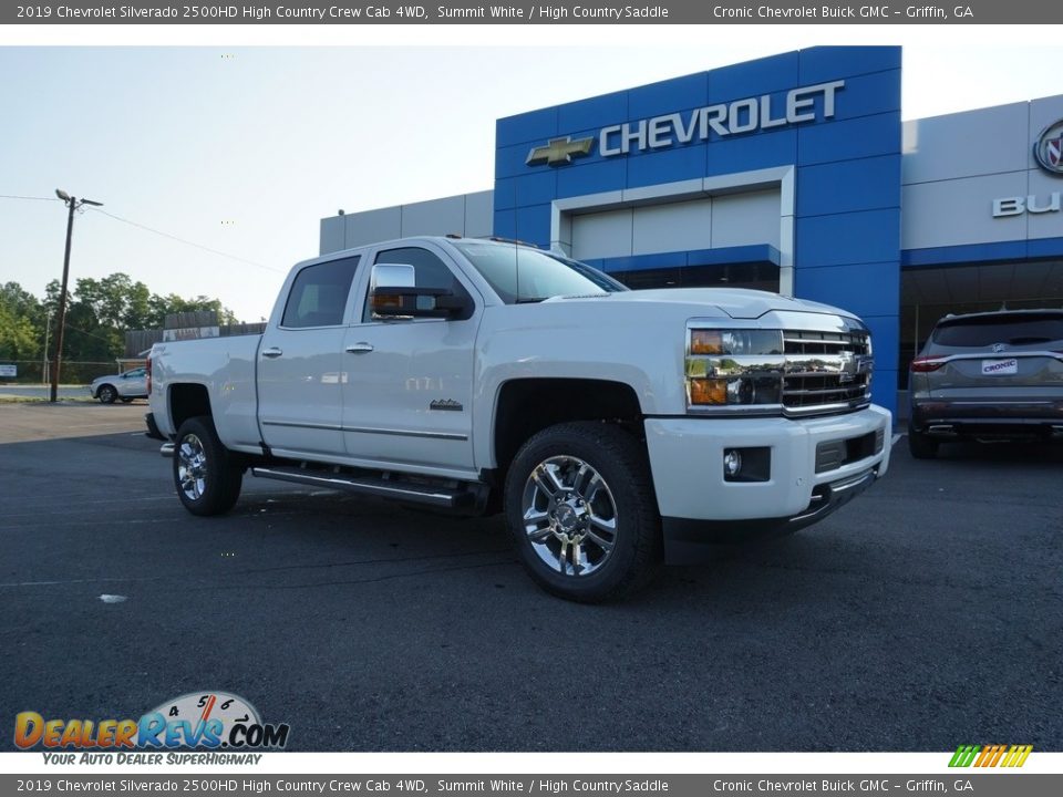2019 Chevrolet Silverado 2500HD High Country Crew Cab 4WD Summit White / High Country Saddle Photo #1