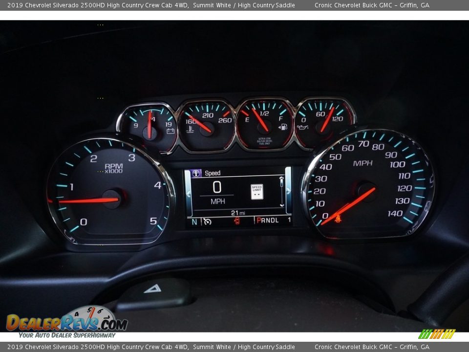 2019 Chevrolet Silverado 2500HD High Country Crew Cab 4WD Summit White / High Country Saddle Photo #7