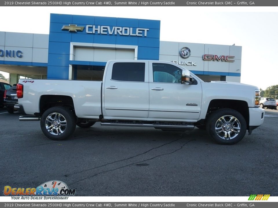 2019 Chevrolet Silverado 2500HD High Country Crew Cab 4WD Summit White / High Country Saddle Photo #10