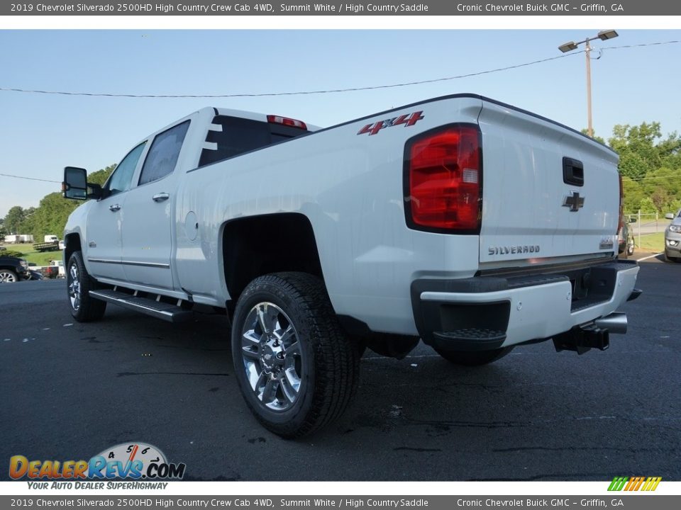2019 Chevrolet Silverado 2500HD High Country Crew Cab 4WD Summit White / High Country Saddle Photo #13