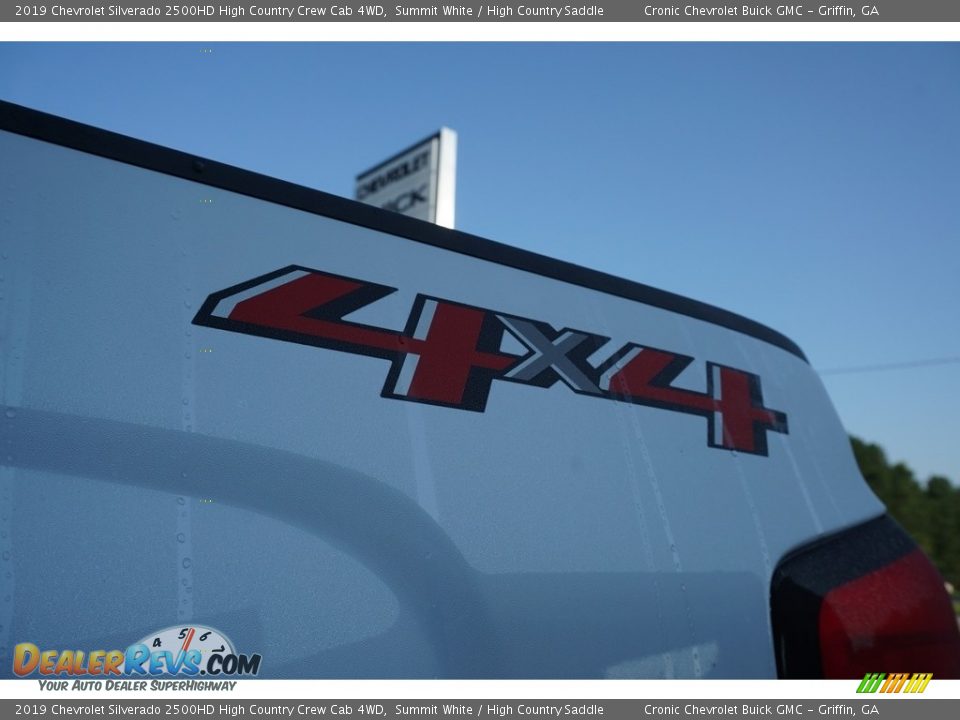 2019 Chevrolet Silverado 2500HD High Country Crew Cab 4WD Summit White / High Country Saddle Photo #14