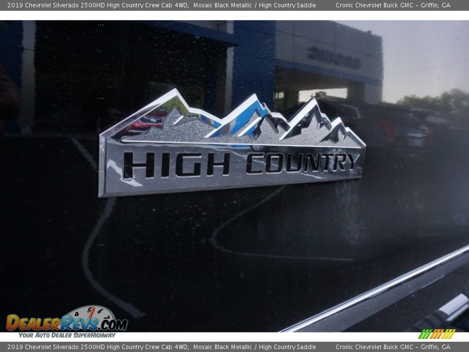 2019 Chevrolet Silverado 2500HD High Country Crew Cab 4WD Mosaic Black Metallic / High Country Saddle Photo #9