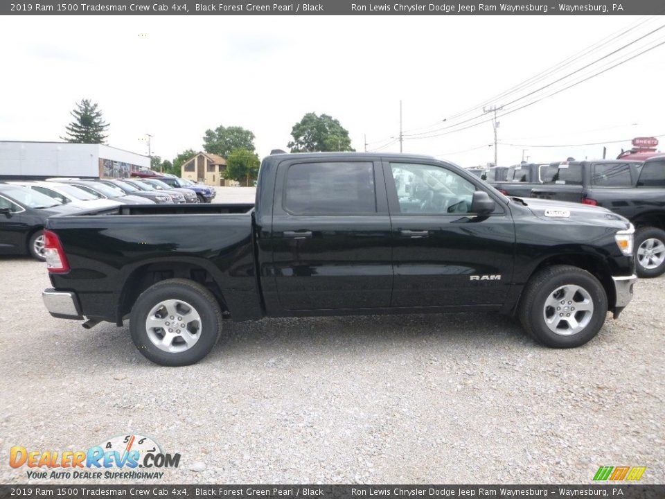 2019 Ram 1500 Tradesman Crew Cab 4x4 Black Forest Green Pearl / Black Photo #6