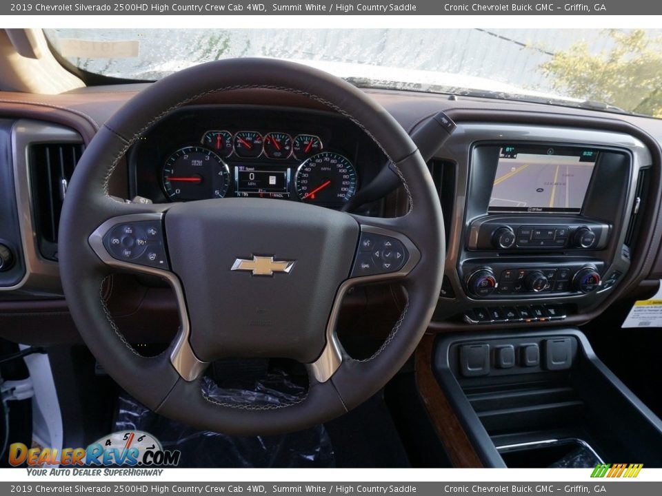 2019 Chevrolet Silverado 2500HD High Country Crew Cab 4WD Summit White / High Country Saddle Photo #5