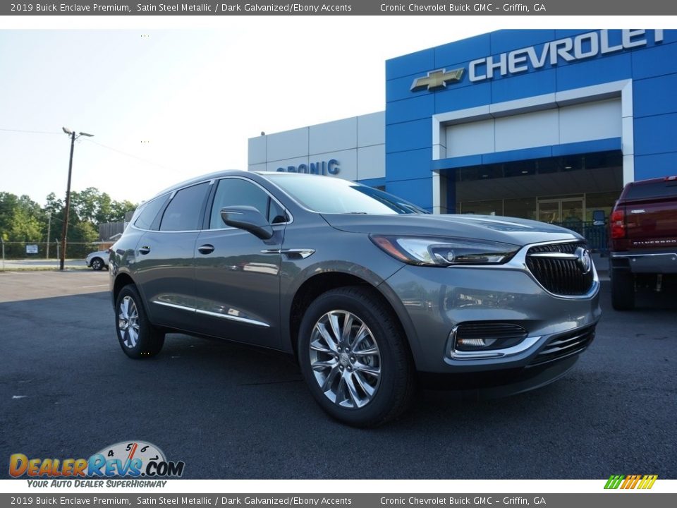 2019 Buick Enclave Premium Satin Steel Metallic / Dark Galvanized/Ebony Accents Photo #1