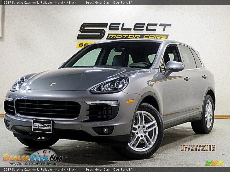 2017 Porsche Cayenne S Palladium Metallic / Black Photo #1