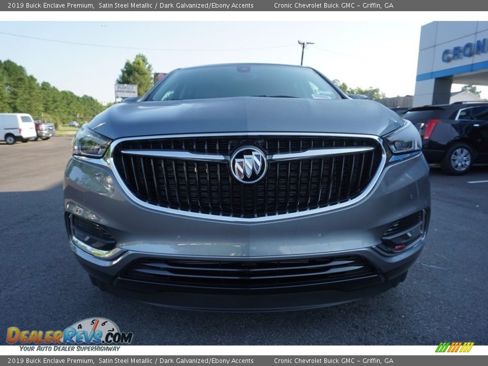 2019 Buick Enclave Premium Satin Steel Metallic / Dark Galvanized/Ebony Accents Photo #2