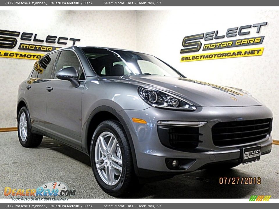 2017 Porsche Cayenne S Palladium Metallic / Black Photo #3