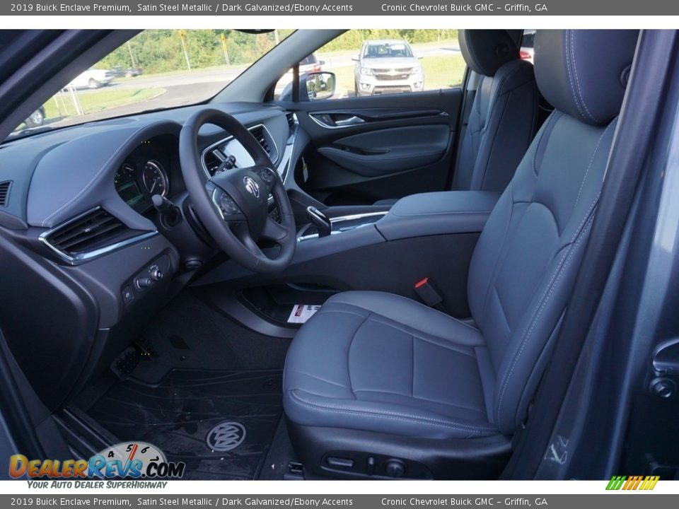 Dark Galvanized/Ebony Accents Interior - 2019 Buick Enclave Premium Photo #4