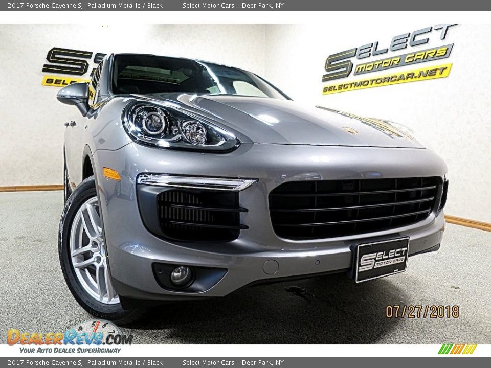 2017 Porsche Cayenne S Palladium Metallic / Black Photo #8