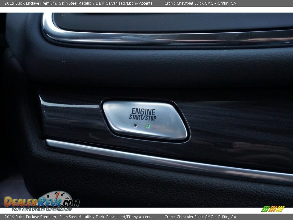 2019 Buick Enclave Premium Satin Steel Metallic / Dark Galvanized/Ebony Accents Photo #8
