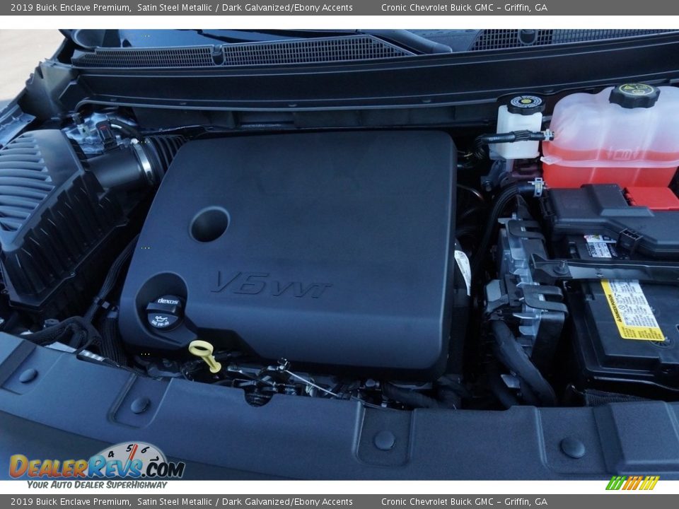 2019 Buick Enclave Premium Satin Steel Metallic / Dark Galvanized/Ebony Accents Photo #10