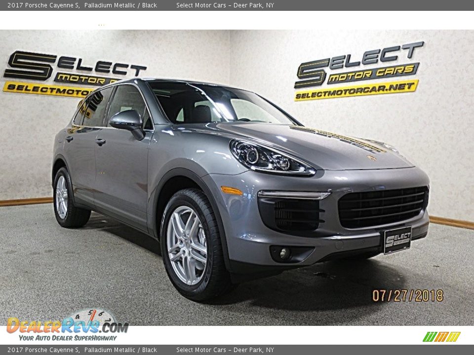 2017 Porsche Cayenne S Palladium Metallic / Black Photo #13