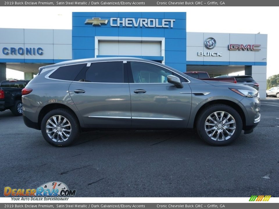 2019 Buick Enclave Premium Satin Steel Metallic / Dark Galvanized/Ebony Accents Photo #11