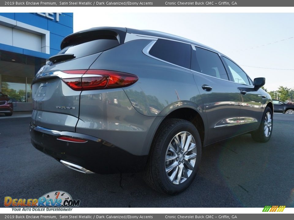 2019 Buick Enclave Premium Satin Steel Metallic / Dark Galvanized/Ebony Accents Photo #12