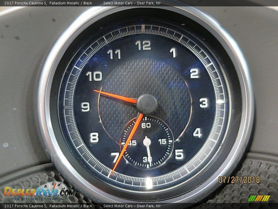 2017 Porsche Cayenne S Palladium Metallic / Black Photo #30