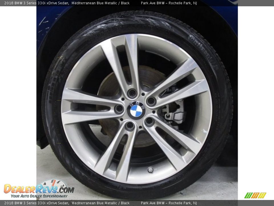 2018 BMW 3 Series 330i xDrive Sedan Mediterranean Blue Metallic / Black Photo #30