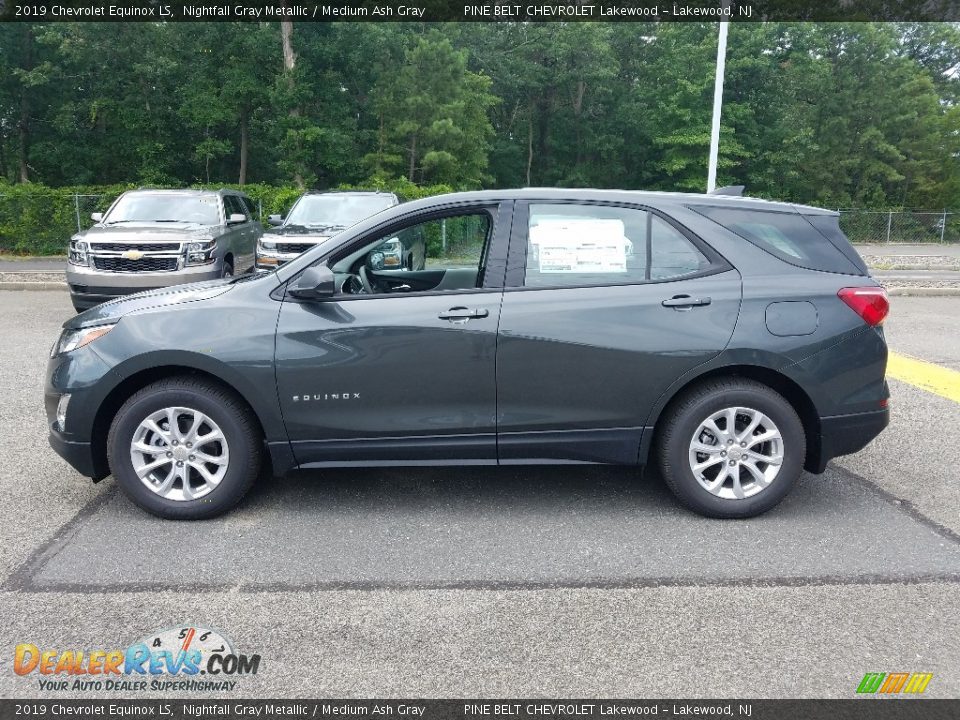 2019 Chevrolet Equinox LS Nightfall Gray Metallic / Medium Ash Gray Photo #3
