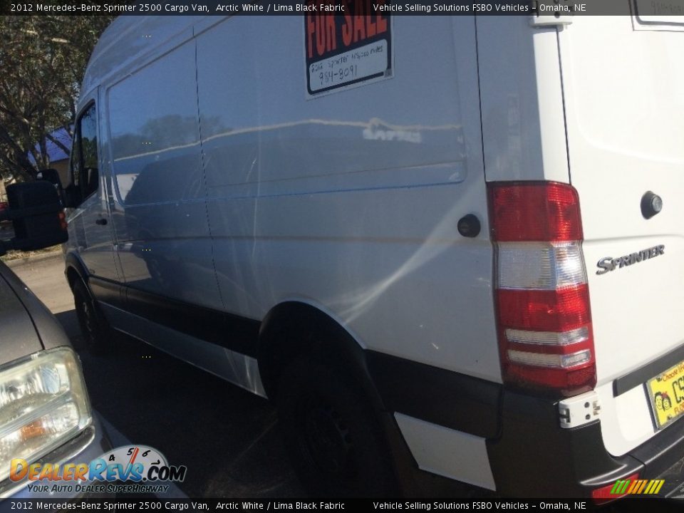 2012 Mercedes-Benz Sprinter 2500 Cargo Van Arctic White / Lima Black Fabric Photo #3