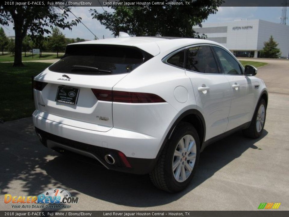 2018 Jaguar E-PACE S Fuji White / Ebony/Ebony Photo #7
