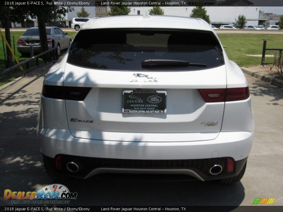 2018 Jaguar E-PACE S Fuji White / Ebony/Ebony Photo #8