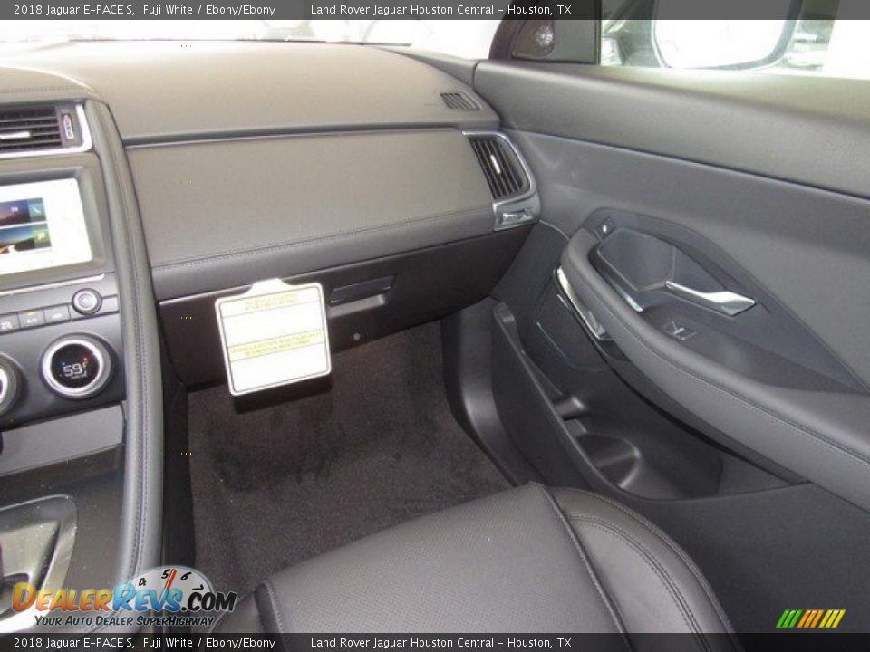 2018 Jaguar E-PACE S Fuji White / Ebony/Ebony Photo #15