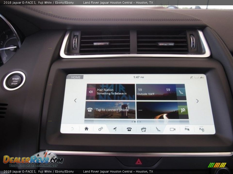 2018 Jaguar E-PACE S Fuji White / Ebony/Ebony Photo #31