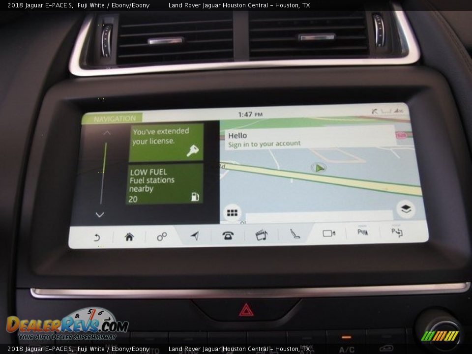 2018 Jaguar E-PACE S Fuji White / Ebony/Ebony Photo #32