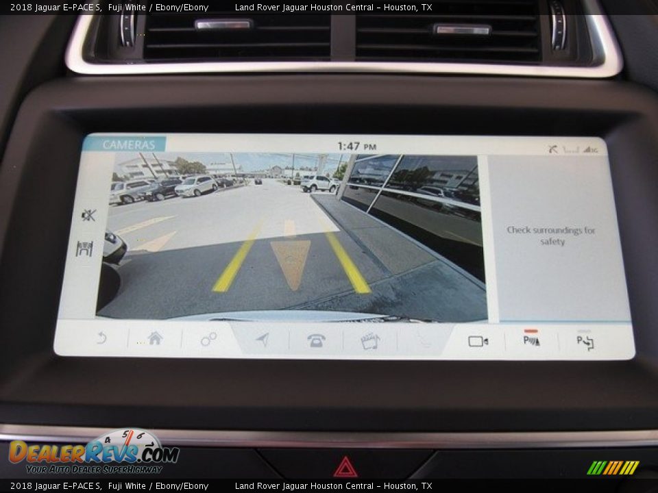 2018 Jaguar E-PACE S Fuji White / Ebony/Ebony Photo #33