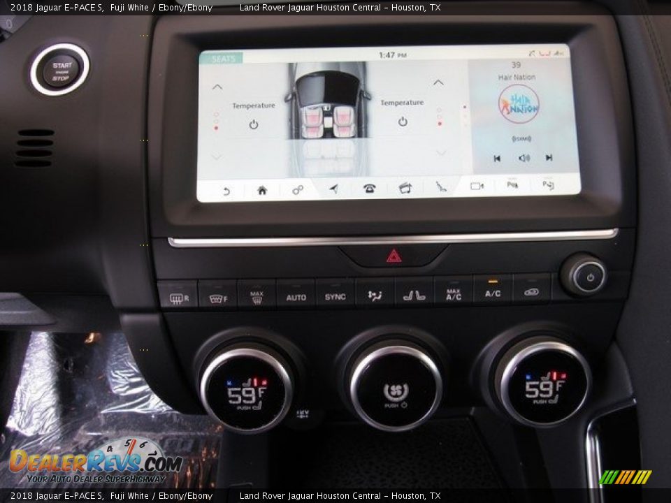2018 Jaguar E-PACE S Fuji White / Ebony/Ebony Photo #35