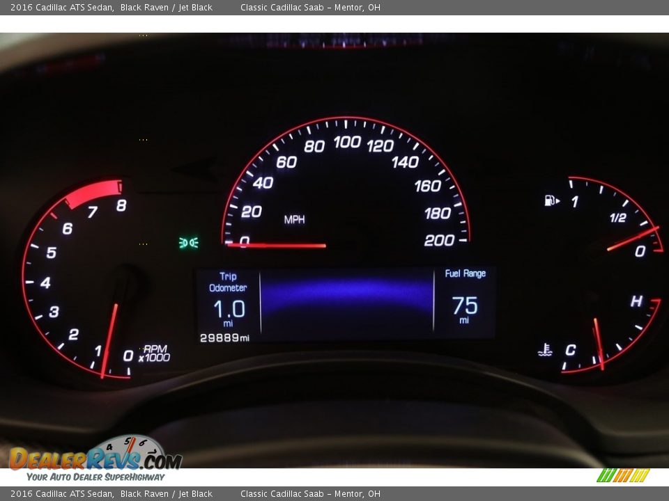 2016 Cadillac ATS Sedan Gauges Photo #10