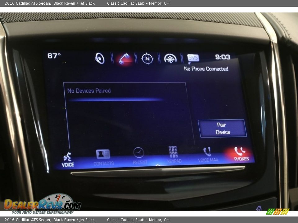 2016 Cadillac ATS Sedan Black Raven / Jet Black Photo #16