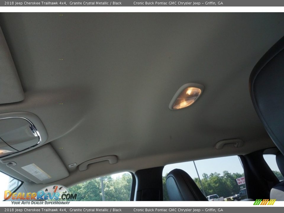 2018 Jeep Cherokee Trailhawk 4x4 Granite Crystal Metallic / Black Photo #6